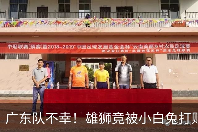 广东队不幸！雄狮竟被小白兔打败